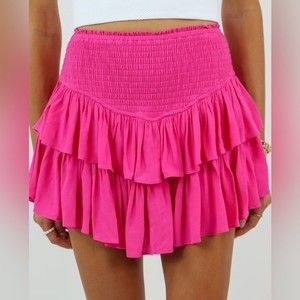 Rock n rag sunshine daydream white skirt sz small